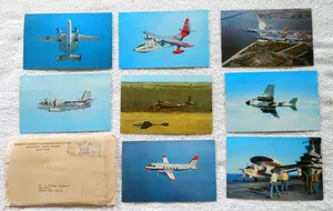 Grumman Aircraft 8Promotional Postcards Blue Angels Hawkeye Gulfstream Albatross